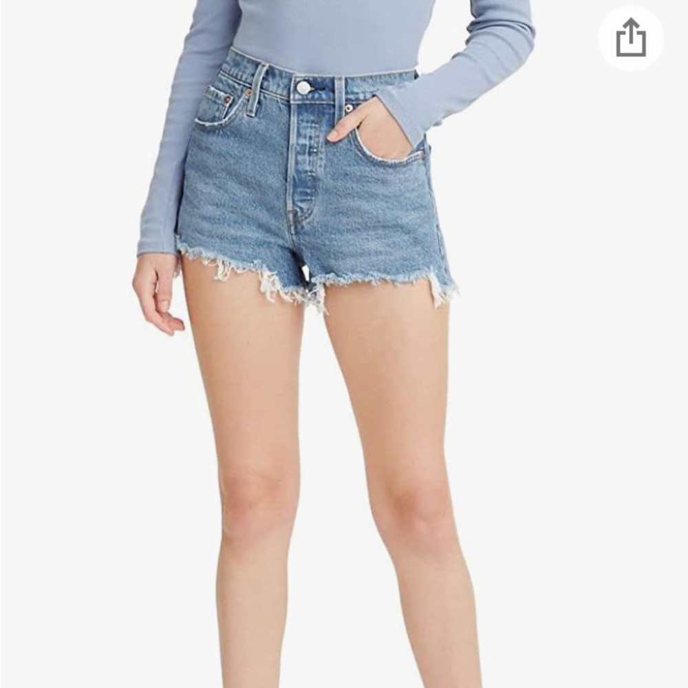 NWT Levi's Women's 501 Original Shorts, Jazz Solo-Medium Indigo, sz 29